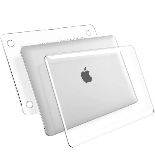 Coque til MacBook Pro 16 - Phonillico - Beskyttelse 360 - Gennemsigtig - Stiv - Kompatibel med M1 M2 M3 Transparent
