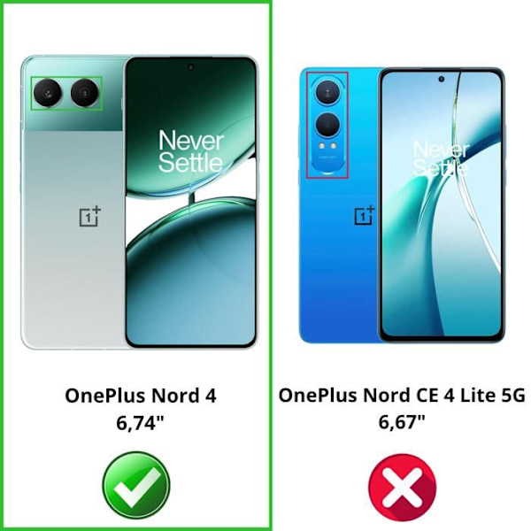 Skärmskydd - Phonillico® - OnePlus Nord 4 5G - Härdat Glas - Pack om 4 - Repälsande Transparent