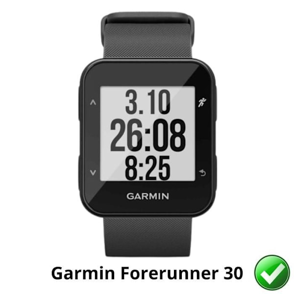Garmin Forerunner 30:n näyttösuojus [Paketti 6] Kestävä, erittäin ohut suojakalvo Phonillico Transparent