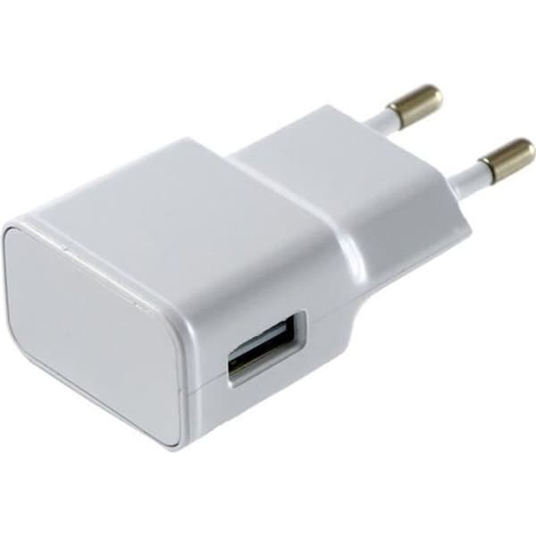 [Kompatibel Samsung Galaxy A3-A5-2015-2016-A6-A6+-A7] Laddare Väggkontakt Vit Micro USB [Phonillico®] Vit