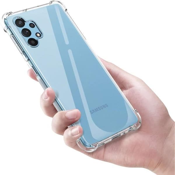 Coque Antishock Silikoni Läpinäkyvä Samsung A32 4G - Phonillico® Transparent
