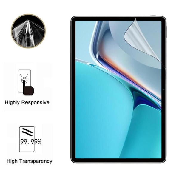 Skärmskydd - Phonillico - Lenovo Tab P11 Plus - Pack 2 - Hållbar - Ultratunn
