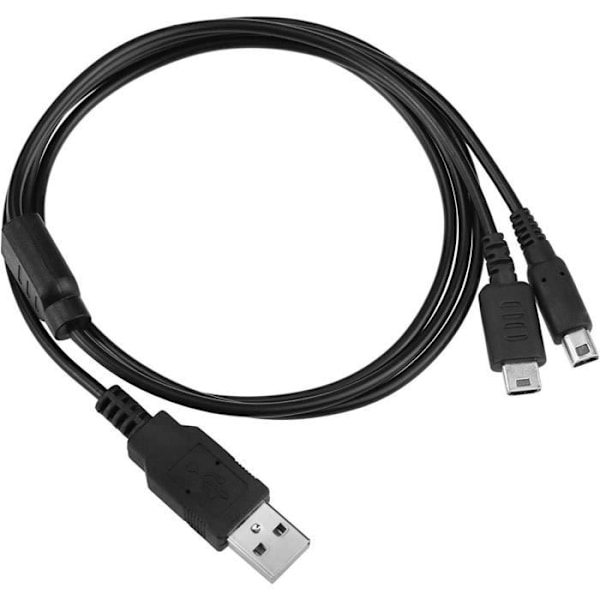 Kompatibel laddare Nintendo 3DS-3DS XL-nya 3DS-nya 3DS XL-2 DS-2 DS XL-nya 2DS XL-nya 2DS LL-DSi-XL-DS Lite-USB-kabel Phonillico®