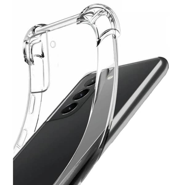Coque til Samsung S22 PLUS 5G - Stødabsorberende Beskyttelse i Blødt Transparent Silikone Phonillico® Transparent