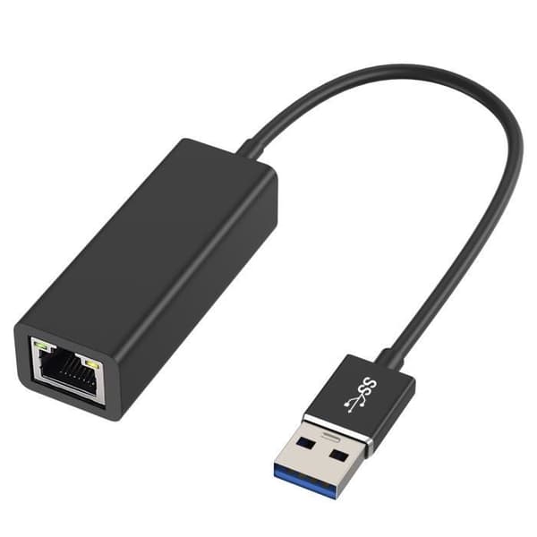 USB-Ethernet-adapteri - Määrittelemätön - RJ45 - 1000 Mbps - Yhteensopiva Windowsin, Macin ja Linuxin kanssa