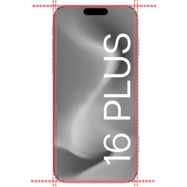Hærdet Glas - Phonillico® - iPhone 16 PLUS - Pakke 2 - Skærm- og Kamerabeskyttelse - Ridsefast Transparent