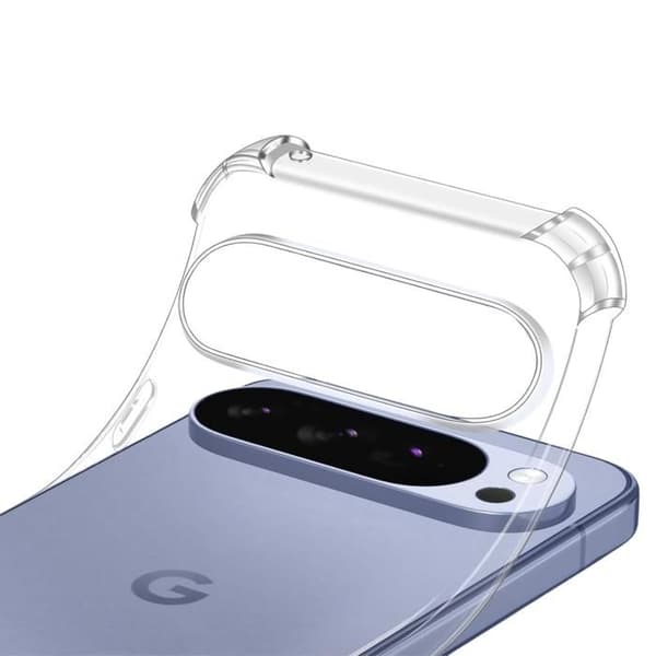 Coque til Google Pixel 10 Pro XL - Stødabsorberende Beskyttelse TPU Blød Transparent Phonillico® Transparent
