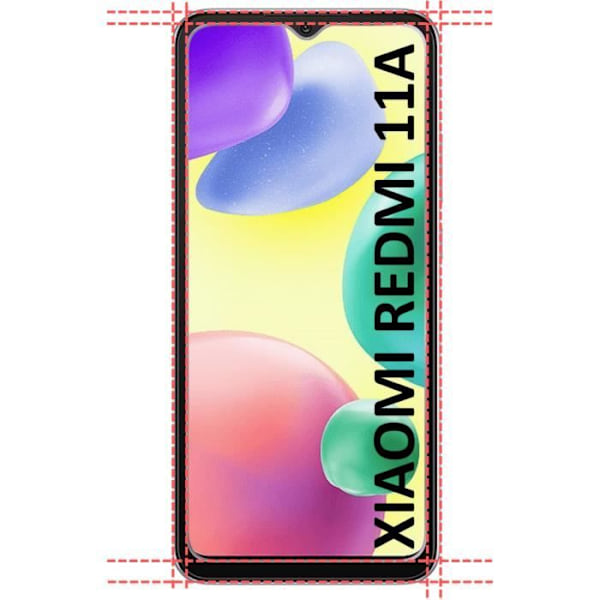 Hærdet Glas til Xiaomi Redmi 11A [Pakke 2] Skærmbeskyttelsesfilm Phonillico®