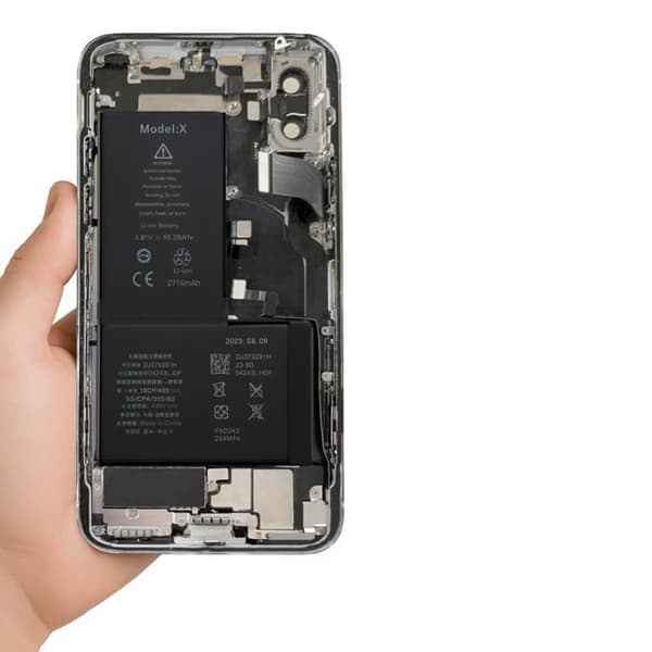 Batteri til iPhone X - Erstatningsbatteri 2716mAh Lithium-ion Phonillico®