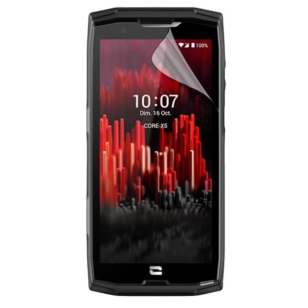 Skærmbeskyttelse - Phonillico - Crosscall Core X5 - Pakke med 2 - Ridsefast - Ultra tynd Transparent