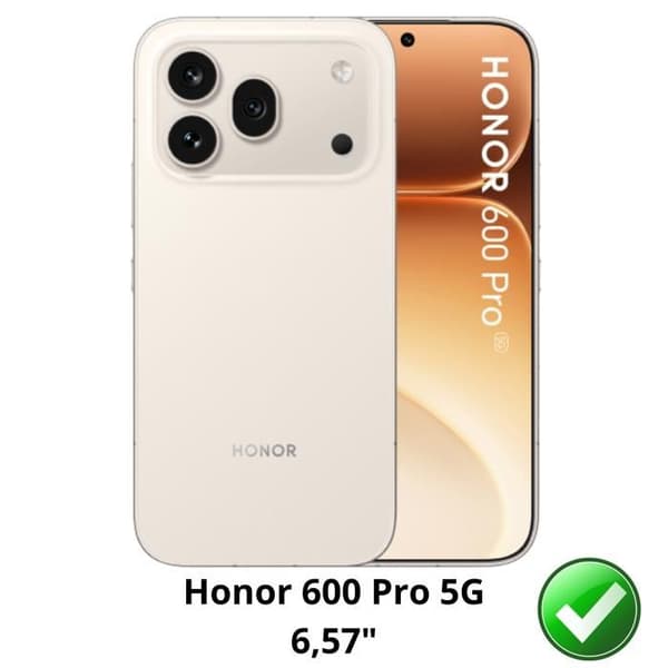 Skyddsfodral för Honor 600 Pro 5G - Stötsäker Transparent TPU-skydd Phonillico® Transparent