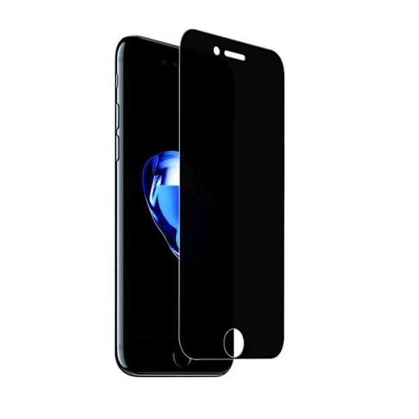 Härdat Glas för iPhone SE 2022 [Pack 2] Svart Anti-Spion Film Skärm Skydd Phonillico® Svart