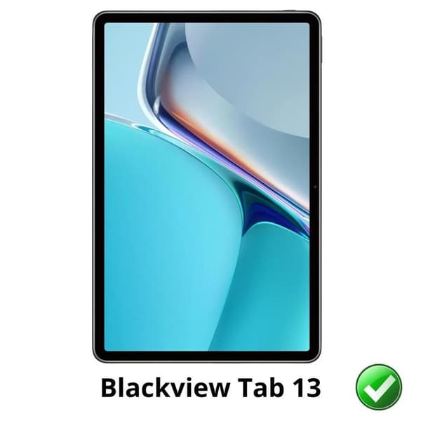 Skærmbeskyttelse - Phonillico - Blackview Tab 13 - Pakke 2 - Ridseresistent - Ultra tynd