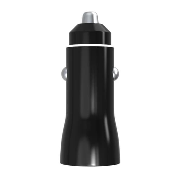 Hurtig Biloplader Cigaretlighter dobbelt ladestation USB USB C Phonillico® Svart