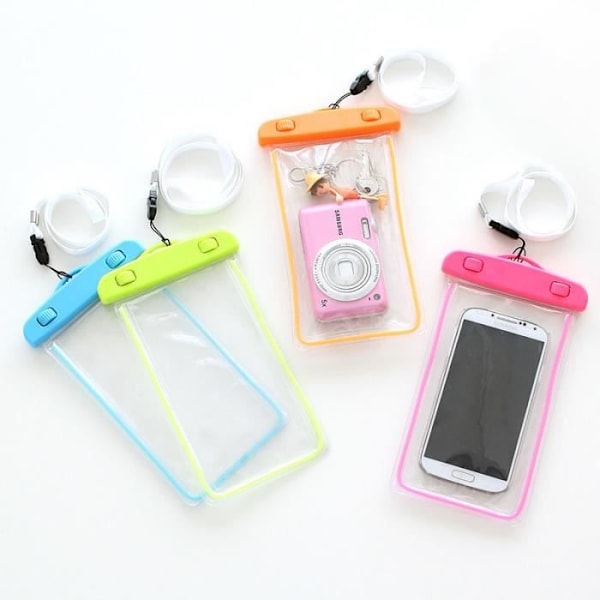 [Kompatibel Apple iPhone] Vattentät Rosafärgad Fodral Skydd Plast Vattentät Vatten [Phonillico®]