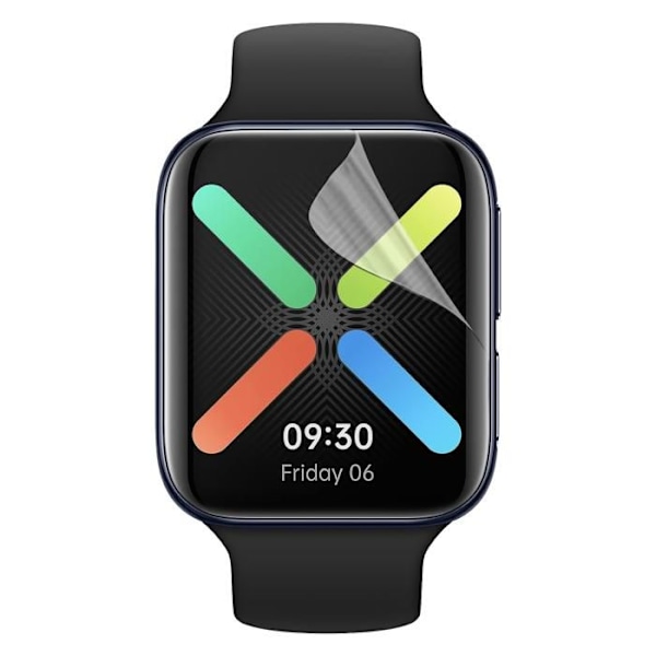Näyttösuoja Oppo Watch - 41mm [Paketti 6] Kestävä Ultra Ohut Muovikalvo Phonillico Transparent