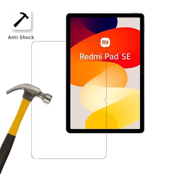 Näyttösuojakalvo kosketustabletille, yhteensopiva Xiaomi Redmi Pad SE [Paketti 2] Karkaistusta lasista valmistettu suojakalvo