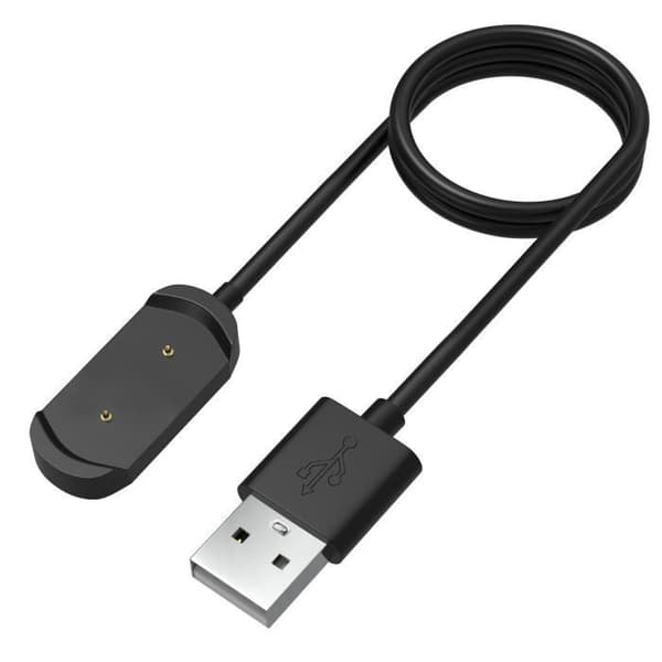 Lader til Amazfit GTR, GTS og T-Rex - PHONILLICO - USB-kabel 1m - Sort