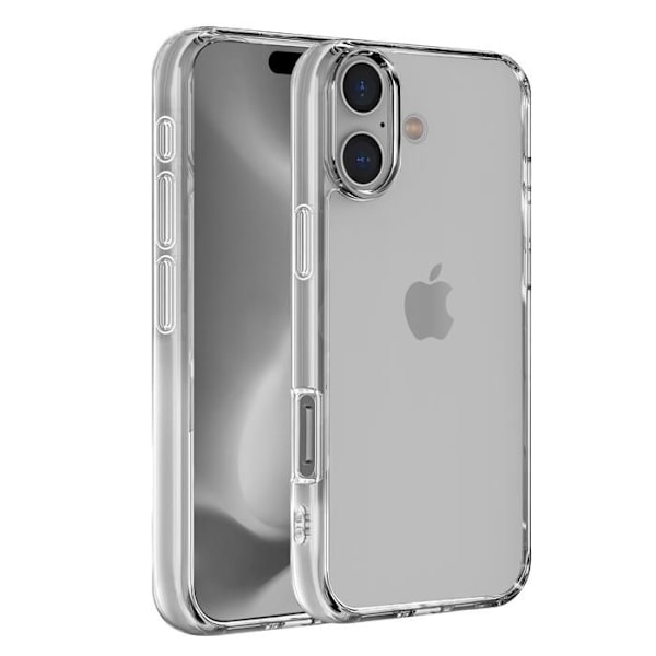 Coque TPU til iPhone 16 PLUS - Silikone Gel Transparent Blød Beskyttelse Ultra Tynd Phonillico® Transparent
