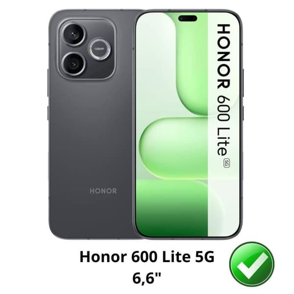 Skyddsfodral för Honor 600 Lite 5G - Stötsäker Transparent TPU Skydd Phonillico® Transparent