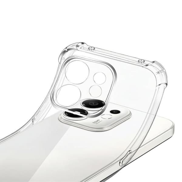 Skyddsfodral för Honor 600 Smart 5G - Stötsäker TPU Mjuk Transparent Phonillico® Transparent