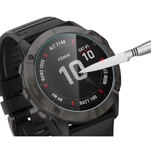 Härdat glas för Garmin Fenix 7X - 7X Solar - 7X Sapphire Solar [Pack om 2] Phonillico® Transparent