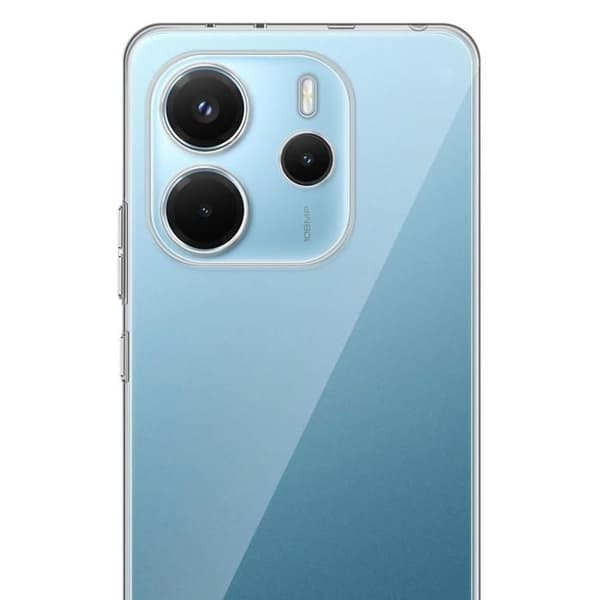 Coque til Xiaomi Redmi Note 14 4G (Global Version) - Silikone Gel TPU Transparent Blød Beskyttelse Ultra Tynd Phonillico® Transparent