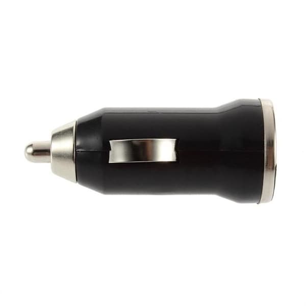 USB-kabel + Bilen-lader - Phonillico® - 1M - Kompatibel med iPhone - Sort Svart