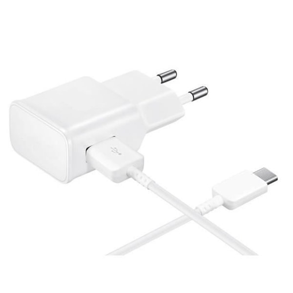 USB-C kabel + Hvid Vægoplader [Kompatibel med Huawei P30 - P30 PRO - P30 LITE] USB-C kabel Vægoplader [Phonillico®]