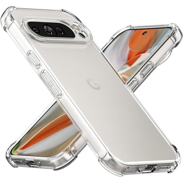 Coque för Google Pixel 9 Pro XL - Stötabsorberande Skydd TPU Mjuk Transparent Phonillico® Transparent