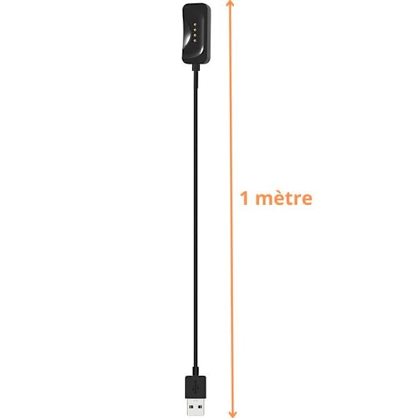 Laturi 12W + Kaapeli Yhteensopiva Oppo Watch 3 / 3 Pro / 2 / 1 - Laturikello Phonillico® Svart