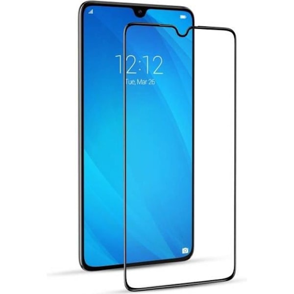 Sikkerhedsglas - Phonillico® - Huawei P30 PRO - Sort Kant - Kradsefast - Stødabsorberende Svart