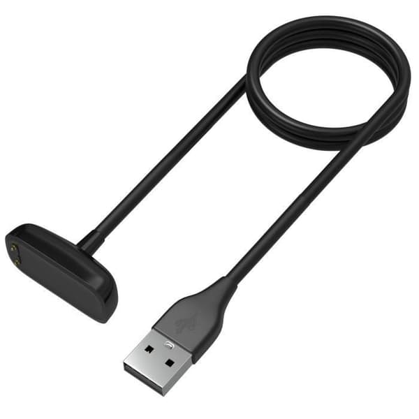 "Kompatibel oplader til Fitbit Charge 6 / Charge 5 / Fitbit Luxe - USB-kabel 1 meter erstatningsadapter til smartwatch Phonillico®" Svart