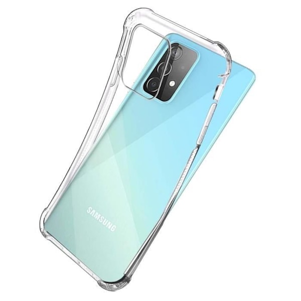 Coque Samsung A52 4G / A52 5G / A52s 5G - Iskunkestävä pehmeä läpinäkyvä silikoni - Phonillico® Transparent