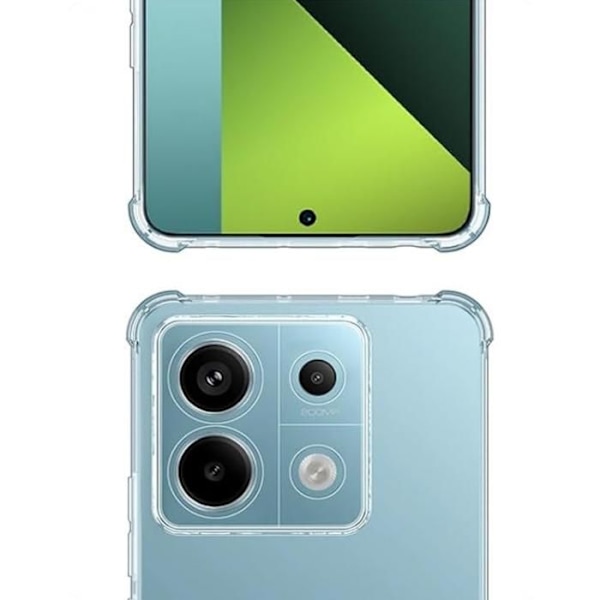 Skal - Phonillico® - Xiaomi Redmi Note 13 PRO 5G - Stötsäker - Mjuk TPU - Transparent Transparent