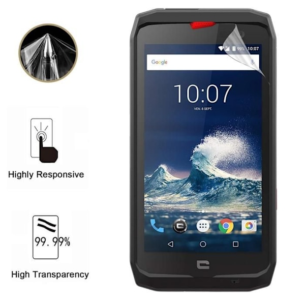Skärmskydd - Phonillico - Crosscall Action X3 - Paket med 2 - Rep- och reptålig - Ultratunn Transparent