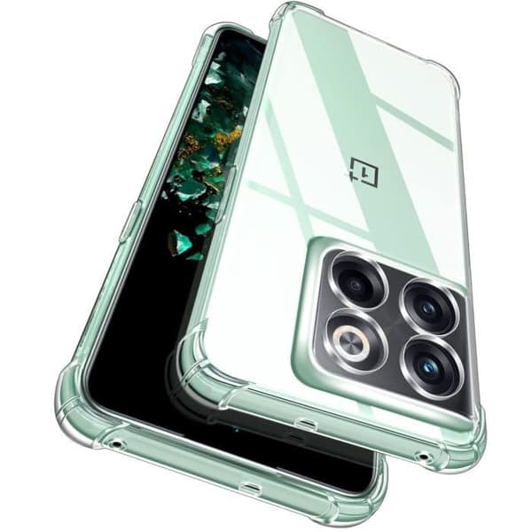 Coque til OnePlus 10T - Stødbeskyttelse TPU Blød Transparent Phonillico®