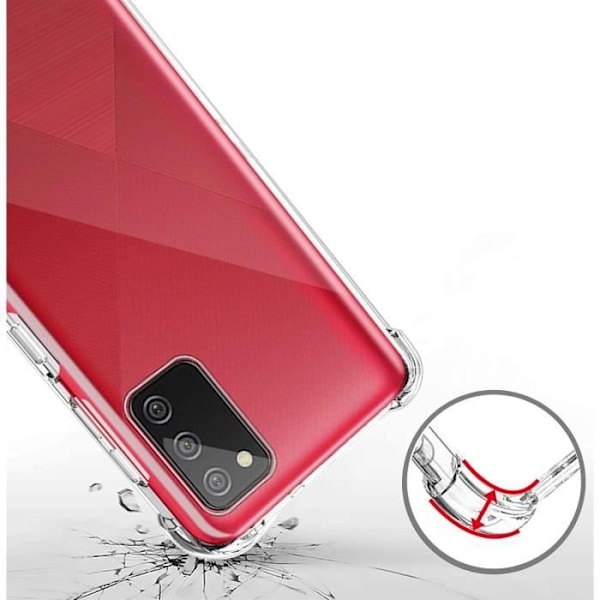 Coque til Samsung A03S - Stødabsorberende Beskyttelse Silikone Blød Transparent Phonillico® Transparent