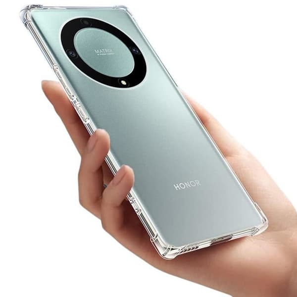 Coque til Honor Magic 5 Lite 5G - Slidstærk TPU Transparent Beskyttelse Phonillico® Transparent