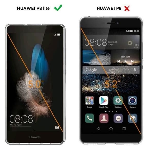 Huawei P8 LITE - Näytönsuojalasi Phonillico® Transparent