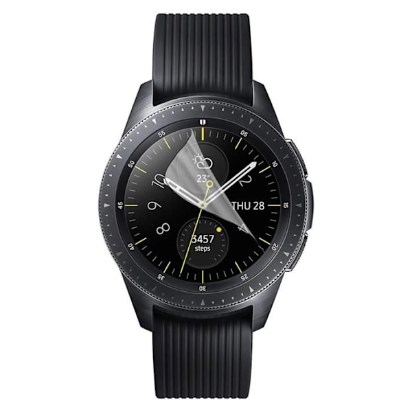 Näyttösuoja Samsung Galaxy Watch - 42mm [Pakkaus 6] Kestävä Ultra Ohut Muovinen Suojakalvo Phonillico Transparent