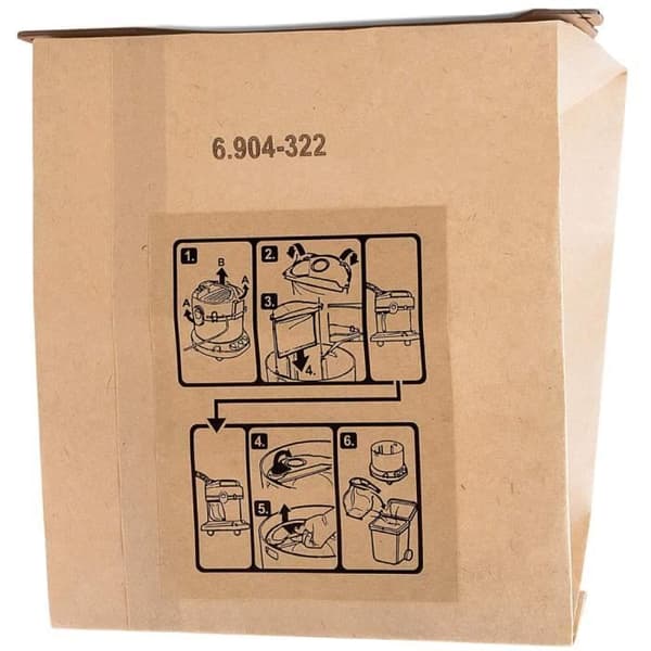 Støvsugerpose til Karcher WD2 MV2 A2000 A2003 A2064 A2099 St støvsuger poser erstatning 6.904.-322 [Sæt 10] Phonillico®