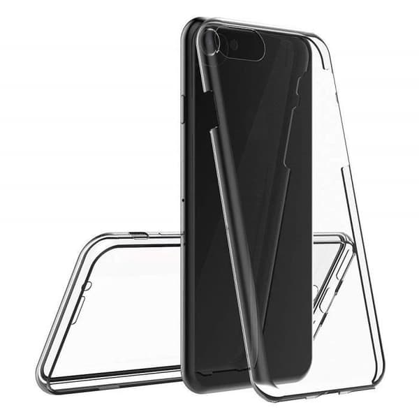Coque - Phonillico - iPhone 8 PLUS - Pehmeä Silikoni - Ultra Ohut - Läpikuultava Transparent