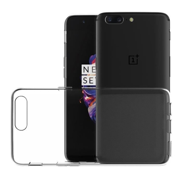 Coque ONEPLUS 5 + Härdat Glass Film Skärmskydd - Fodral Etui Gel TPU Silikon Transparent Mjuk Skydd Ultra Tunn -