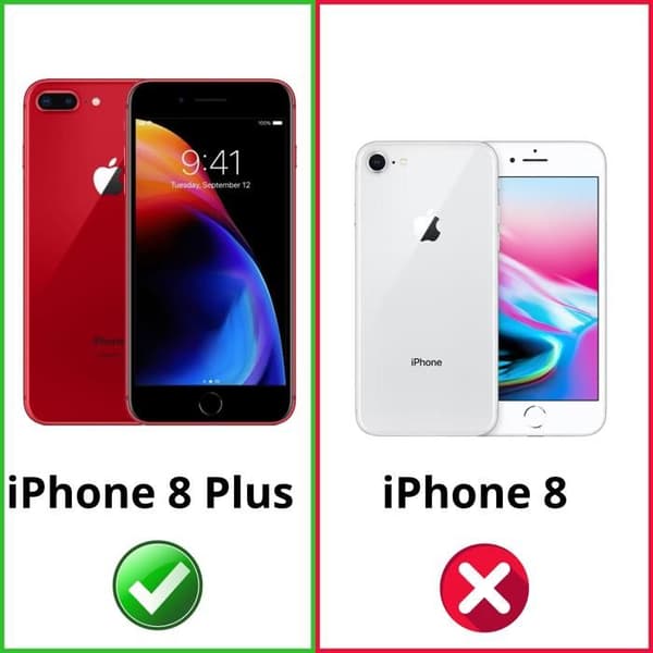 Ersättnings LCD-skärm för iPhone 8 PLUS – Monterad pekskärm Phonillico®