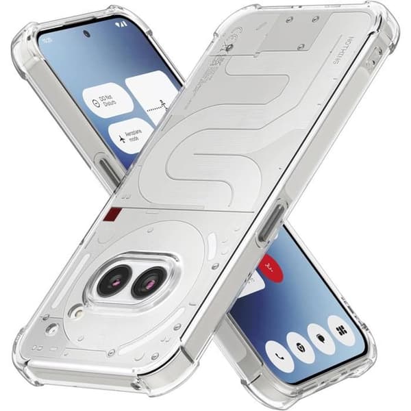 Coque til Nothing Phone 2a - Antichok Beskyttelse TPU Blød Transparent Phonillico® Transparent