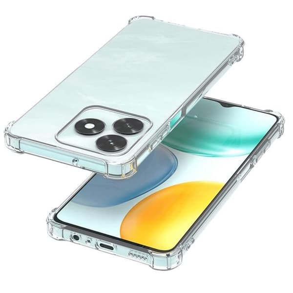 Fodral för Honor X5c Plus - Stötsäker Transparent TPU Skydd Phonillico® Transparent