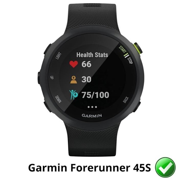 Skyddsskärm för Garmin Forerunner 45s [Pack 6] Plastfilm Skyddande Extremt Tunn Phonillico Transparent