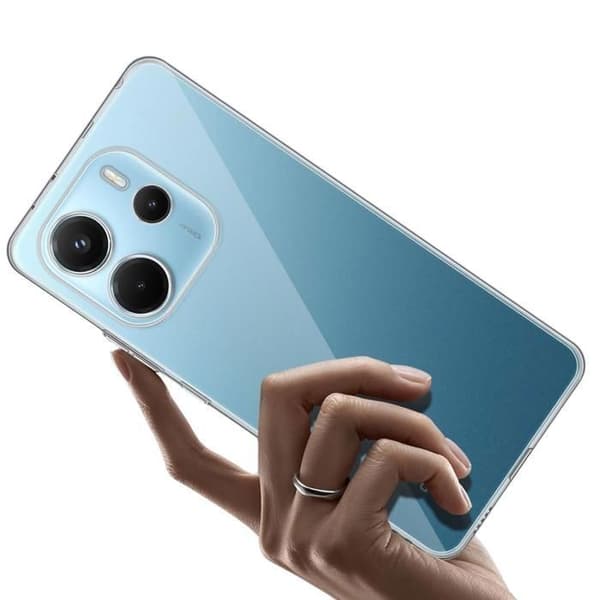 Coque til Xiaomi Redmi Note 14 4G (Global Version) og 2 Tempereret Glas Skærmbeskyttelse Phonillico® Transparent