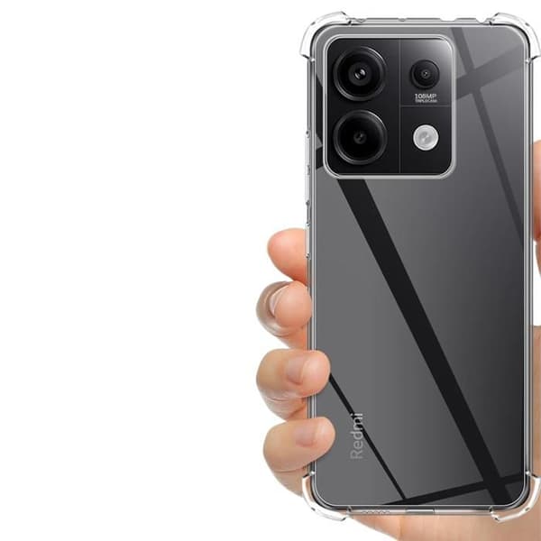 Coque til Xiaomi Redmi Note 13 5G - Stødabsorberende Beskyttelse TPU Blød Transparent Phonillico® Transparent